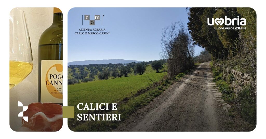 CALICI E SENTIERI Escursione “cartografica” con aperitivo presso Azienda Agraria Carini (Canneto, PG)  Sabato 26 aprile 2025 
